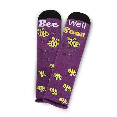 Bee Well Soon Greeting Card Socks