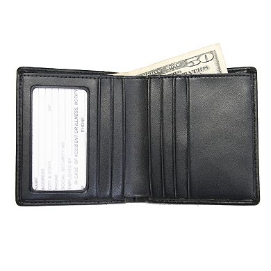 Royce Leather Double ID Bifold Wallet