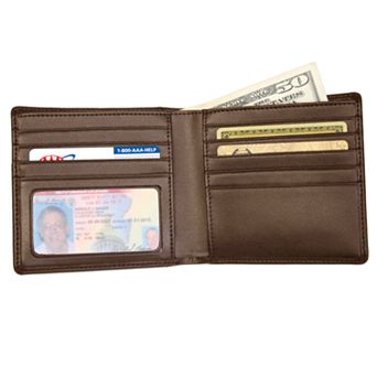 Royce Leather Double ID Hipster Wallet