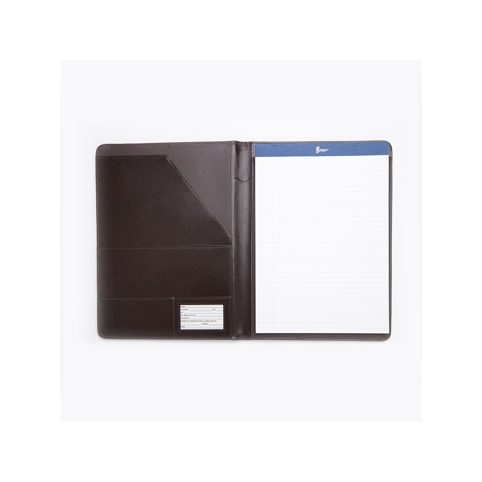 Royce Leather Aristo Padfolio, Brown Brown