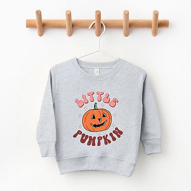 Little Pumpkin Retro Toddler Graphic Sweatshirt