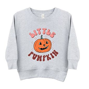 Little Pumpkin Retro Toddler Graphic Sweatshirt
