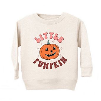 Little Pumpkin Retro Toddler Graphic Sweatshirt