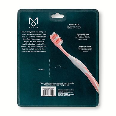 Core Bamboo 8-pc. Deep-Clean Toothbrush Set