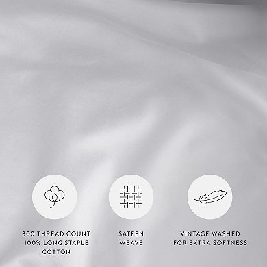 Home Collection Solid Cotton Duvet Cover Set