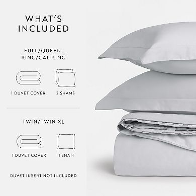 Home Collection Solid Cotton Duvet Cover Set