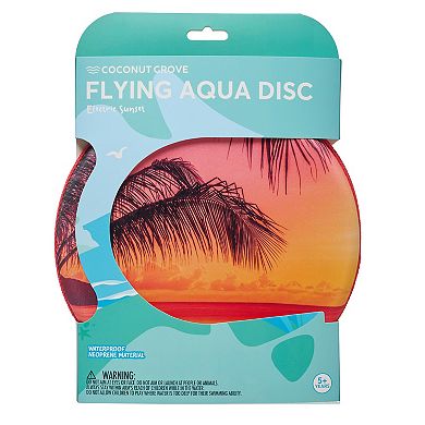 Coconut Grove Flying Electric Sunset Aqua Disc