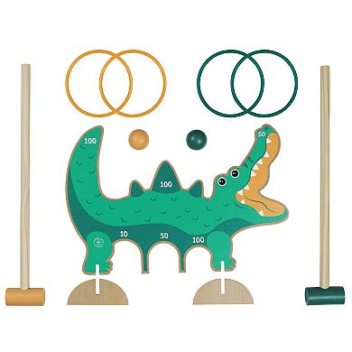 Coconut Grove Kids Ring Toss & Fang the Croc Croquet
