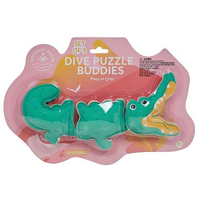 Coconut Grove Fang the Croc Set of 3 Dive Puzzle