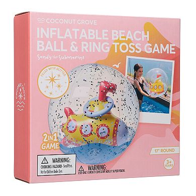 Coconut Grove Inflatable Beach & Ball Ring Toss Game
