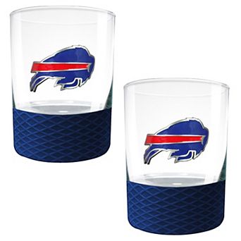NFL Buffalo Bills 14-oz. 2 pc Commissioner Rocks Glass Set