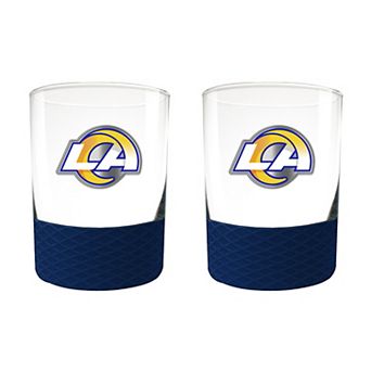 NFL Los Angeles Rams 14-oz. 2 pc Commissioner Rocks Glass Set