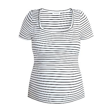 Maternity Motherhood® Squareneck Short Sleeve Top
