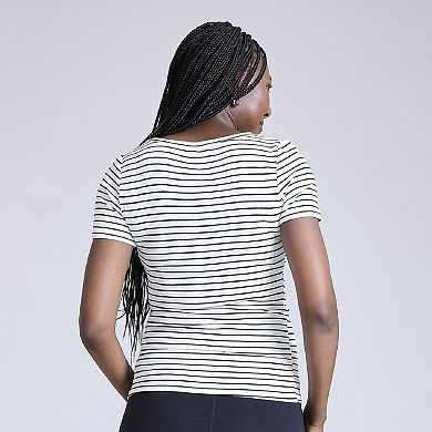 Maternity Motherhood® Squareneck Short Sleeve Top