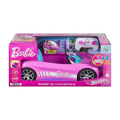 Mattel Hot Wheels Barbie Convertible Remote Control Toy Car