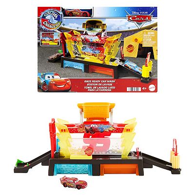 Disney and Pixar Cars Color Changers Race Ready Car Wash Playset