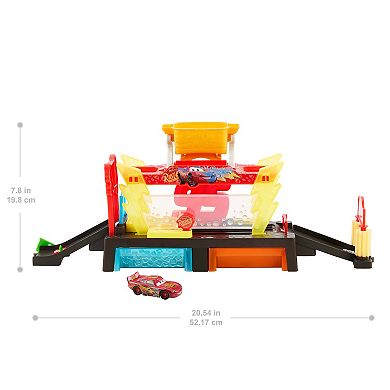 Disney and Pixar Cars Color Changers Race Ready Car Wash Playset by Mattel
