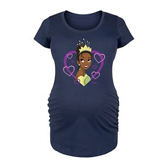 Disney's The Princess and the Frog Tiana Maternity Heart Graphic Tee