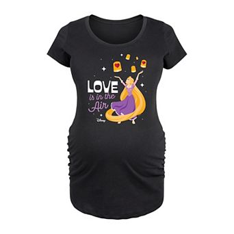 Disney's Tangled Rapunzel Maternity Love Is In The Air Graphic Tee
