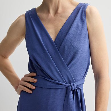 Petite Studio Connection Air Flow Overlay Jumpsuit