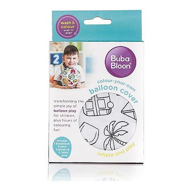 BubaBloon Colour In Travel Design Cotton Balloon Cover with Washable Markers