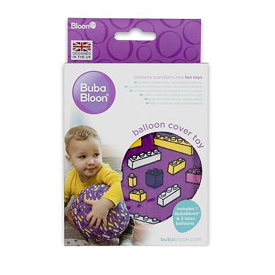 BubaBloon Blocks Purple Cotton Balloon Cover Toy