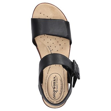 Easy Street Marva Women's Slip-Resistant Heeled Sandals