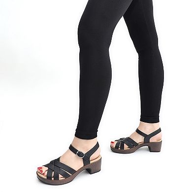 Easy Street Miyah Women's Slip-Resistant Heeled Sandals