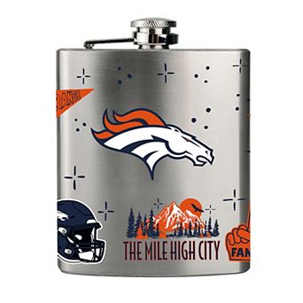NFL Denver Broncos 6-oz. Hip Flask