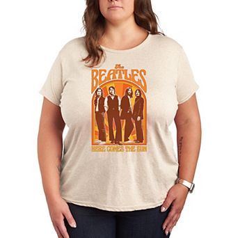 Plus Size The Beatles Here Comes The Sun Graphic Tee