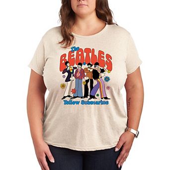 Plus Size The Beatles Yellow Submarine Graphic Tee