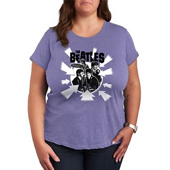 Plus Size The Beatles Arrows Graphic Tee
