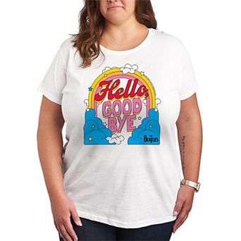 Plus Size The Beatles Hello Goodbye Graphic Tee
