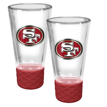 NFL San Francisco 49ers 4-oz. 2 pc Cheer Shot Glass Set