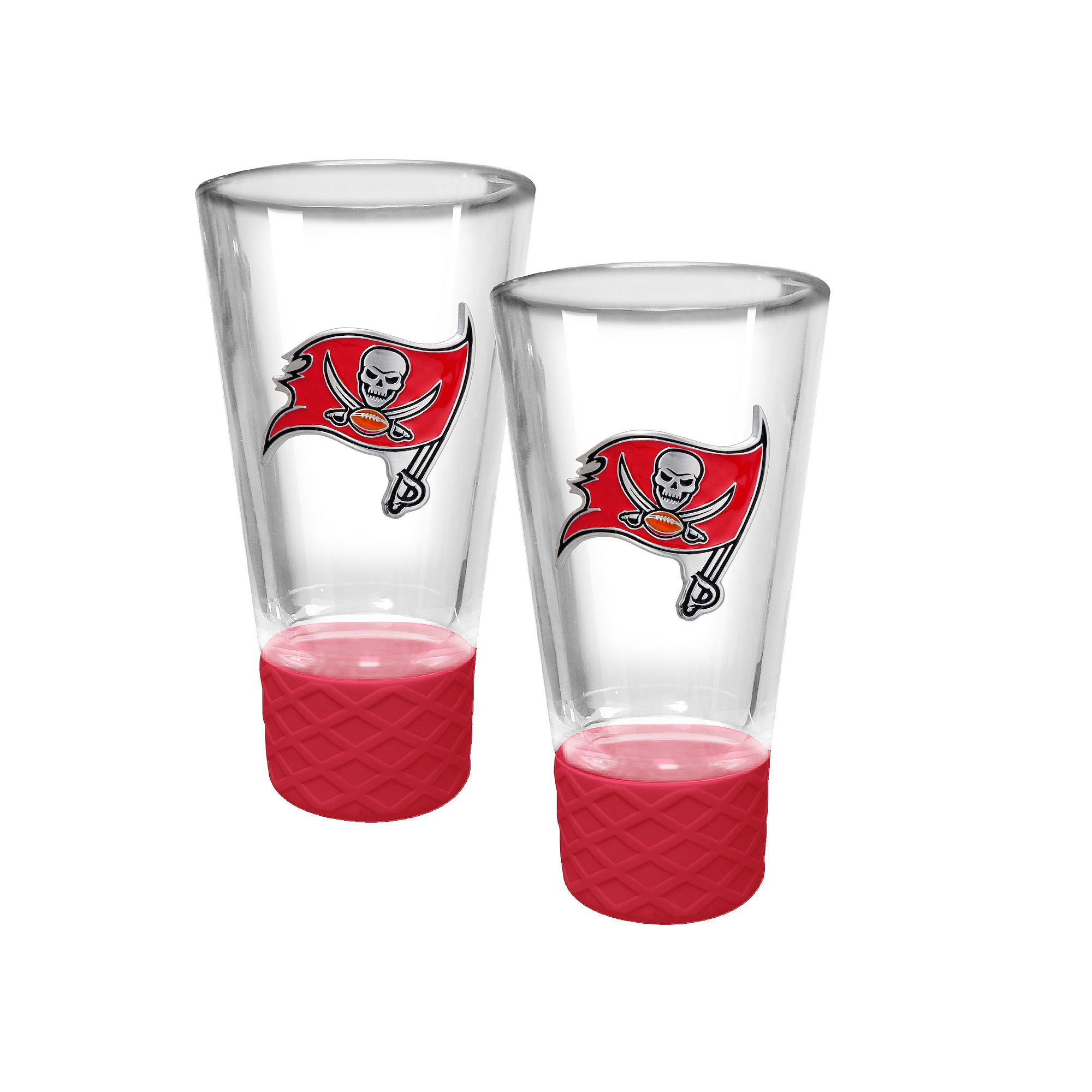 NFL Tampa Bay Buccaneers 4-oz. 2 pc Cheer Shot Glass Set