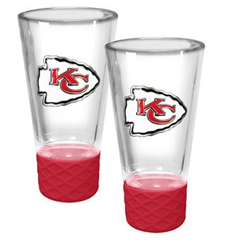 NFL Kansas City Chiefs 4-oz. 2 pc Cheer Shot Glass Set
