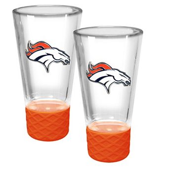 NFL Denver Broncos 4-oz. 2 pc Cheer Shot Glass Set