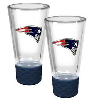 NFL New England Patriots 4-oz. 2 pc Cheer Shot Glass Set