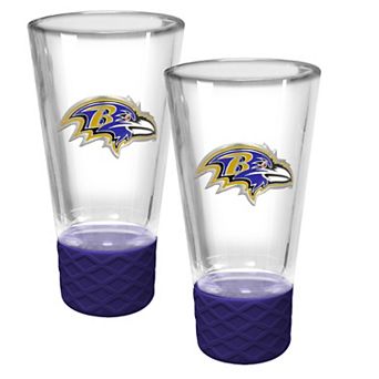 NFL Baltimore Ravens 4-oz. 2 pc Cheer Shot Glass Set