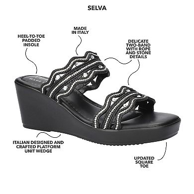 Easy Street Selva Tuscany Women's Wedge Sandals