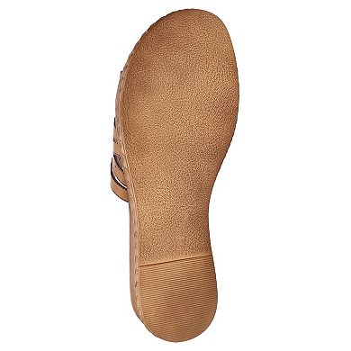 Easy Street Edda Tuscany Women's Wedge Slide Sandals