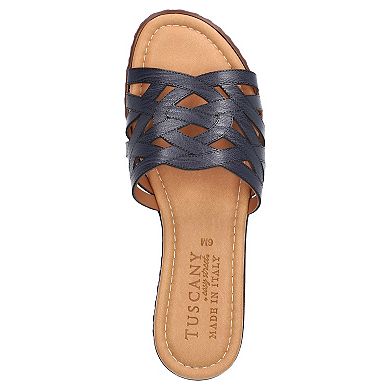 Easy Street Edda Tuscany Women's Wedge Slide Sandals