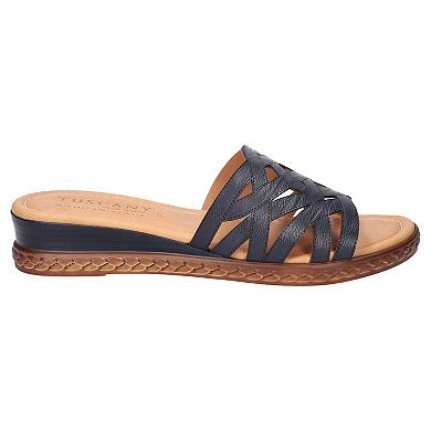 Easy Street Edda Tuscany Women's Wedge Slide Sandals