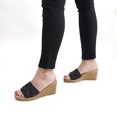 Easy Street Ricci Tuscany Women's Wedge Sandals