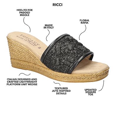 Easy Street Ricci Tuscany Women's Wedge Sandals