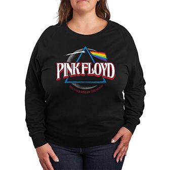 Plus Size Pink Floyd Dark Side Of The Moon French Terry Long Sleeve Tee