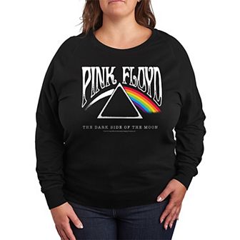Plus Size Pink Floyd Dark Side Of The Moon French Terry Long Sleeve Tee