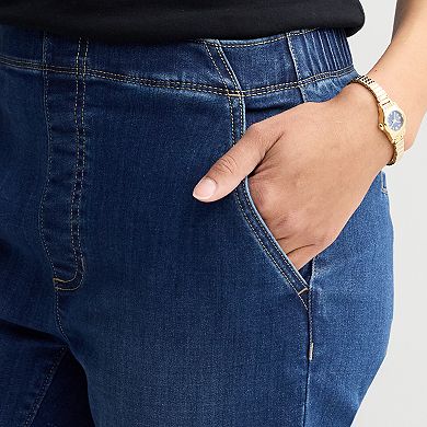 Women's Croft & Barrow® Classic Pull On Jeans