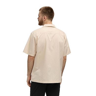 Men's Matix Lightweight Twill Embroidered Short Sleeve Button-Down Shirt