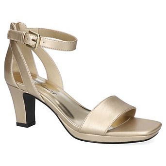 Easy Street Square Toe Platform Women's Heeled Sandals
